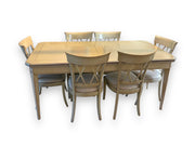 Set of 7 - Roche Bobois Dining Table & Chairs - DeFrenS